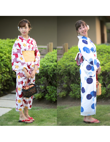 Japanese men yukata kimono. Summer kimono.