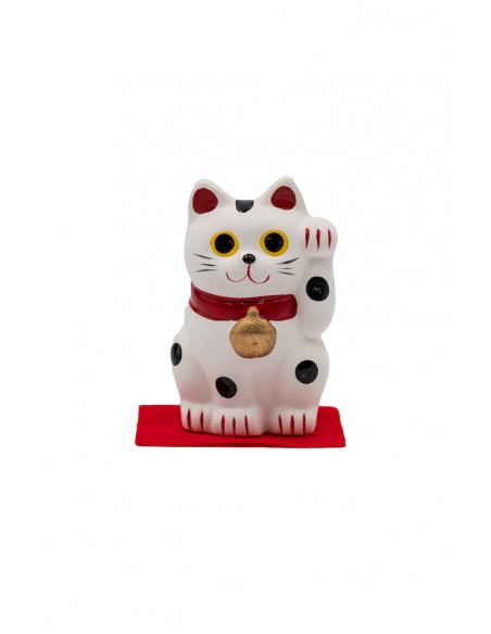 Maneki Neko White - Left Paw Raised 