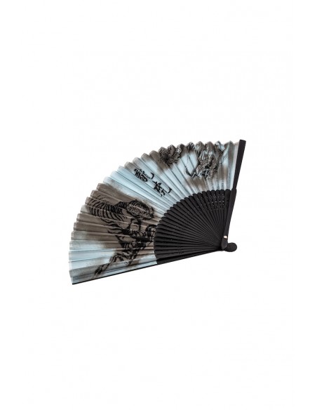 Sensu Traditional Japanese Fabric Fan - Tiger and Dragon | Japan Primavera